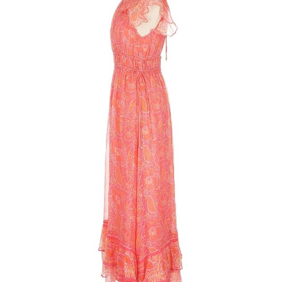 Cleobella Hannah Maxi Dress In Blossom Floral Block Print, Pink - Size S - Picture 5 of 9